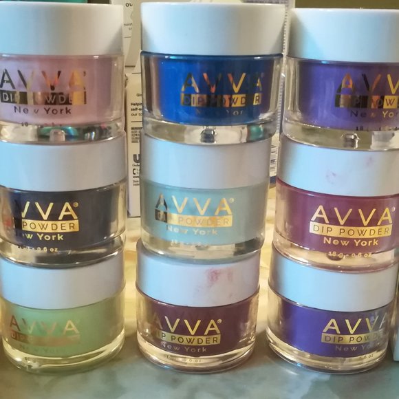 AVVA Nails Other - AVVA Powder Dip Nail Kit - 12 Colours